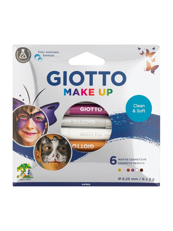 Giotto Make Up Pencils Metallic 6 pcs BL