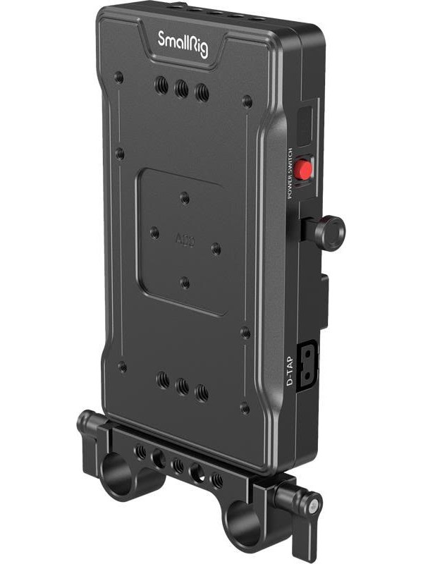 SmallRig 3203 Advanced V-Mount Battery Mount Plate with Dual 15mm Rod Clamp