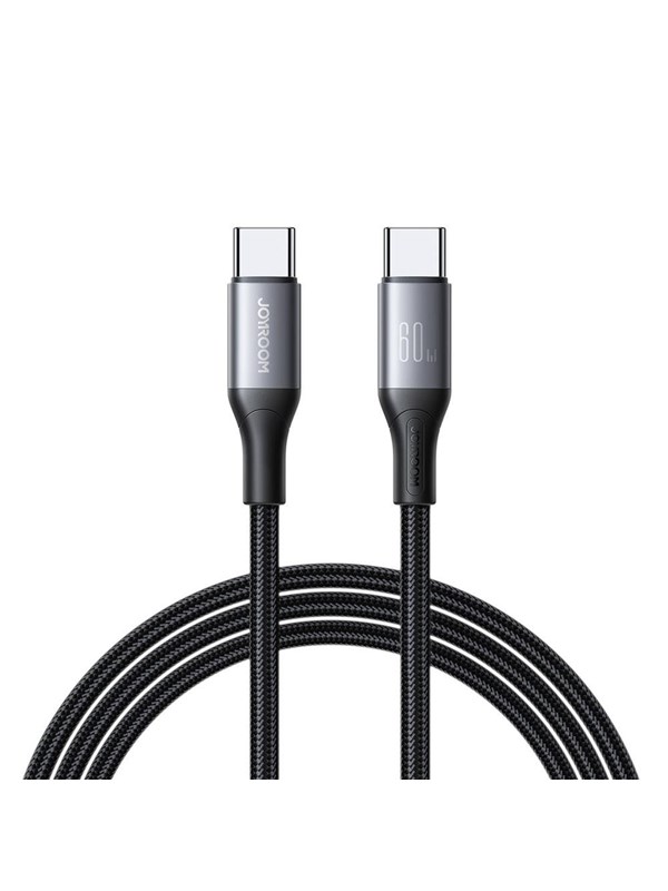 Joyroom S-A28 Flash Series 60W USB-C - USB-C cable 1m - black