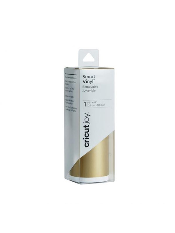 Cricut Joy Smart Vinyl - craft material - 13.9 x 121.9 cm - opaque gold - vinyl