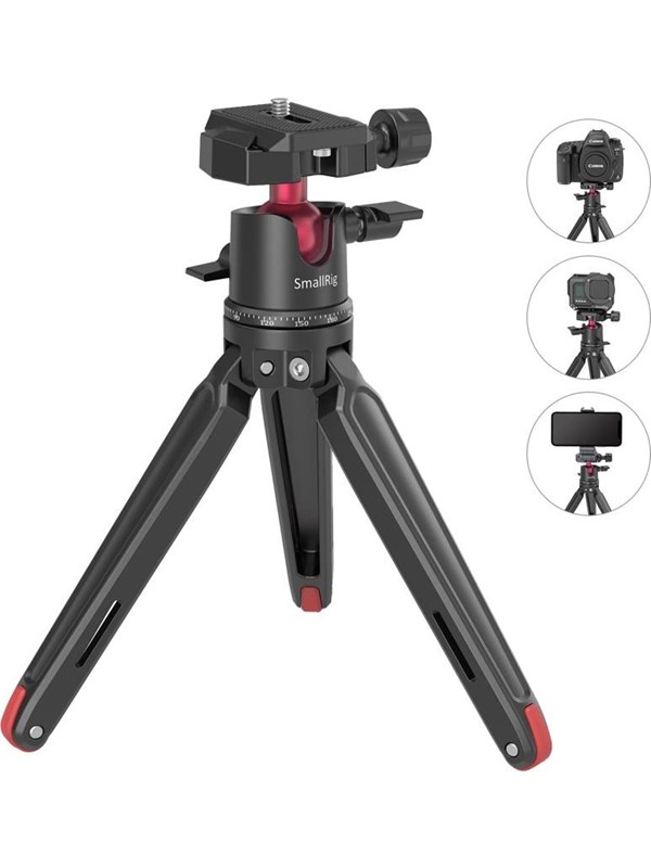 SmallRig 2664 Tabletop Minitripod with Panoramic Ballhead