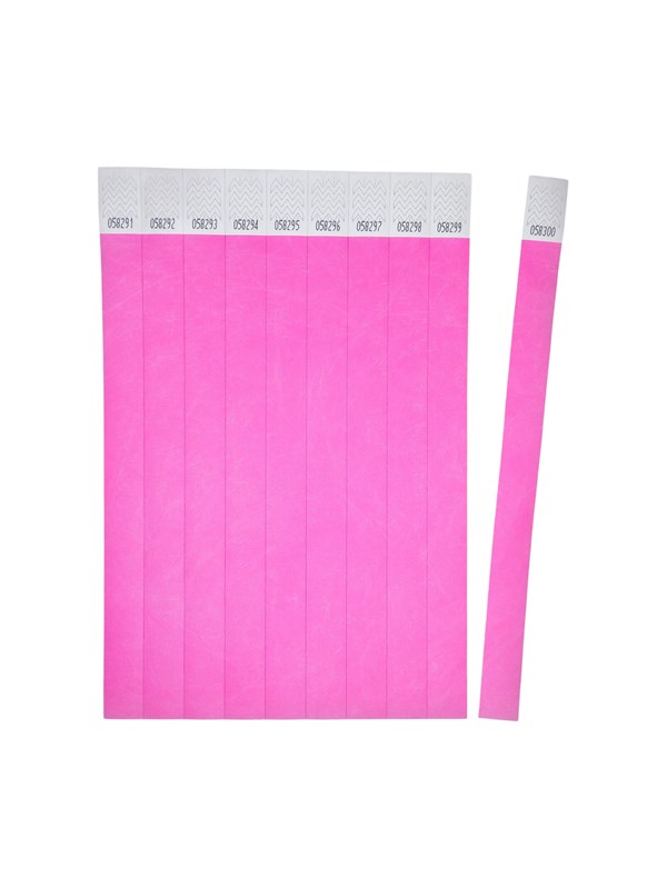 Avery Armband, rosa, Tyvek®, 500 st. 256x19mm