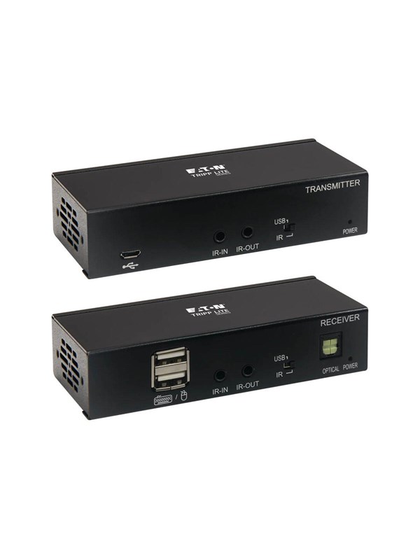 Eaton Series USB C to HDMI over Cat6 Extender Kit with KVM Support 4K 60Hz 4:4:4 Transmitter/Receiver USB PoC HDCP 2.2 up to 230 ft. TAA