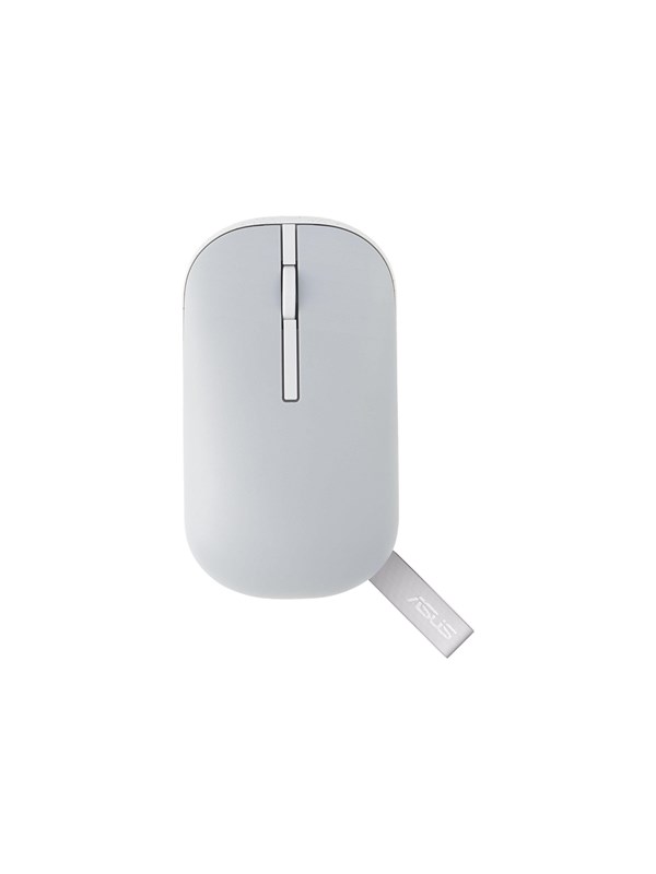 ASUS Marshmallow MD100 Lite - Mouse - Optic - 3 knappar - Grå