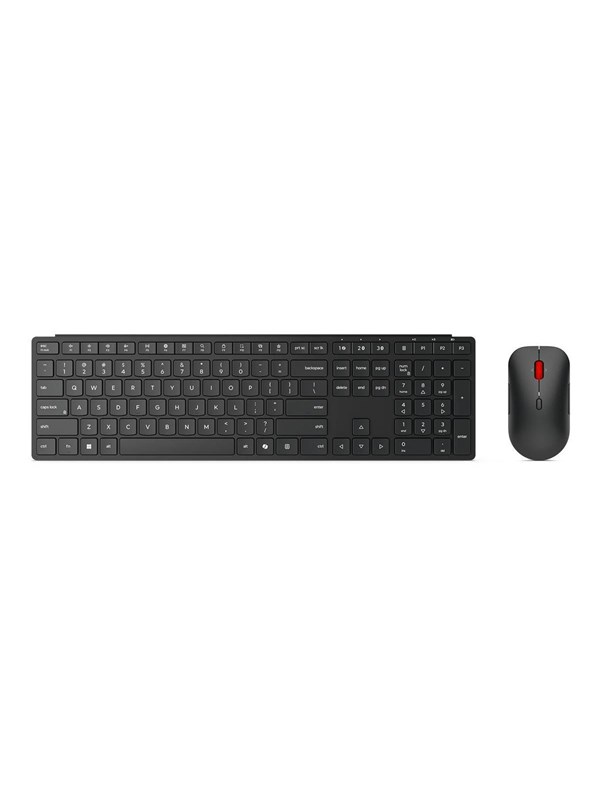 Lenovo Wireless Multi-Mode Pro Combo Keyboard and Mouse 6000-Swedish/Finnish - Tastatur &amp; Mus set - Svenska/finska - Svart