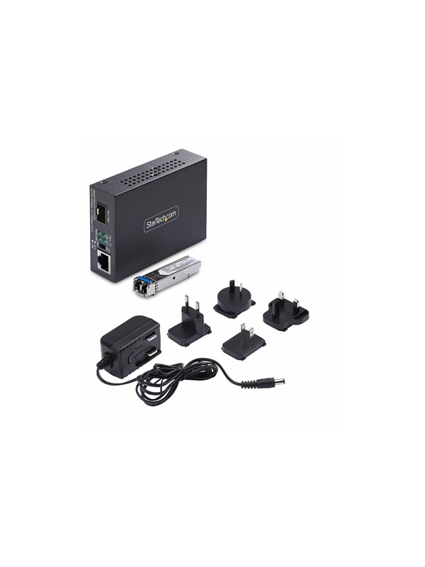 StarTech.com - fibre media converter - 10Mb LAN 100Mb LAN 1GbE - TAA Compliant