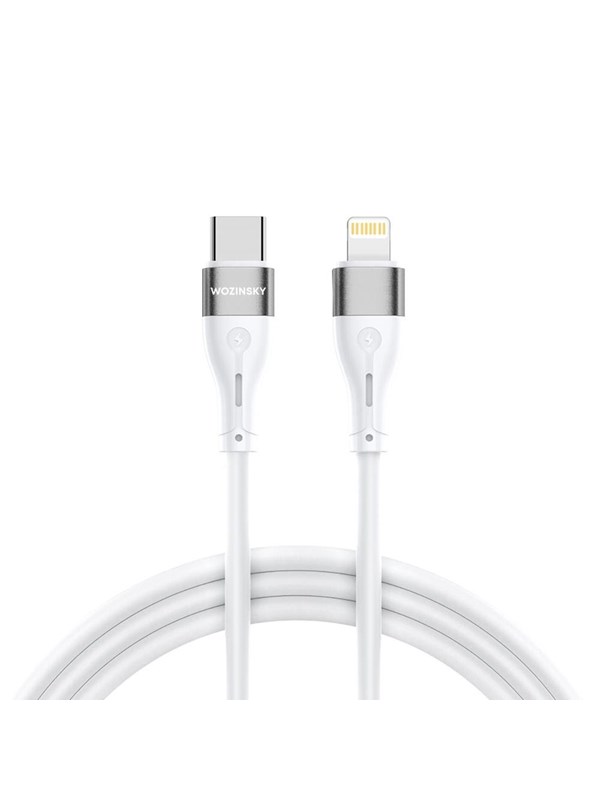 Wozinsky  WSTCL1 Lightning / USB-C PD 27W 1 m Cable - White