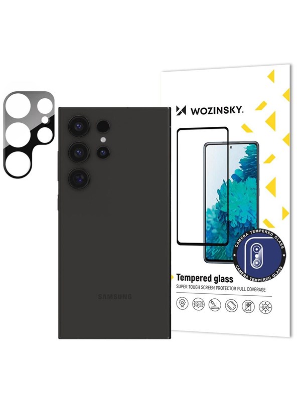 Wozinsky 9H Tempered Glass for  Full Camera Glass for Samsung Galaxy S24 Ultra