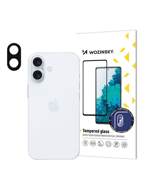 Wozinsky Full Camera Glass 9H Tempered Glass For iPhone 16 Plus Camera