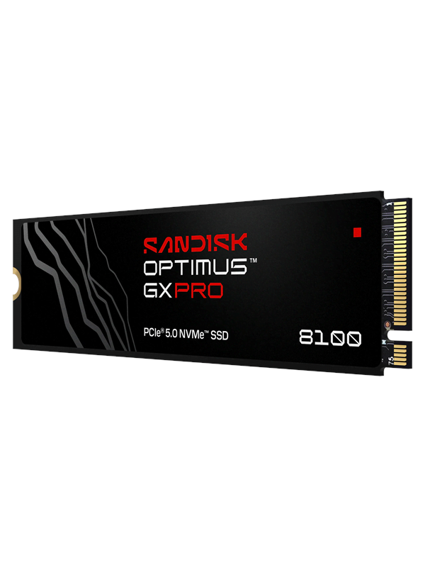 SANDISK Optimus GX PRO 8100 SSD - 1TB - M.2 2280 - PCIe 5.0 - Utan värmespridare