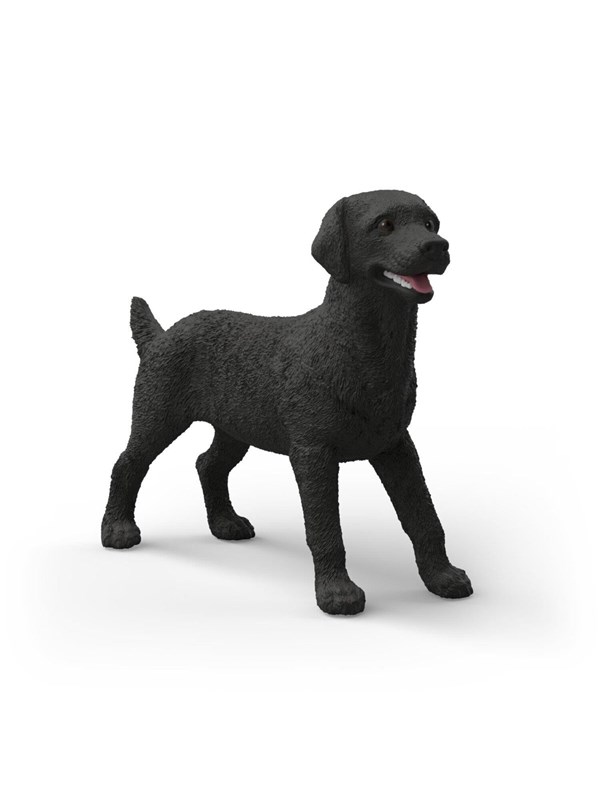 Schleich svart labrador retriever-tik