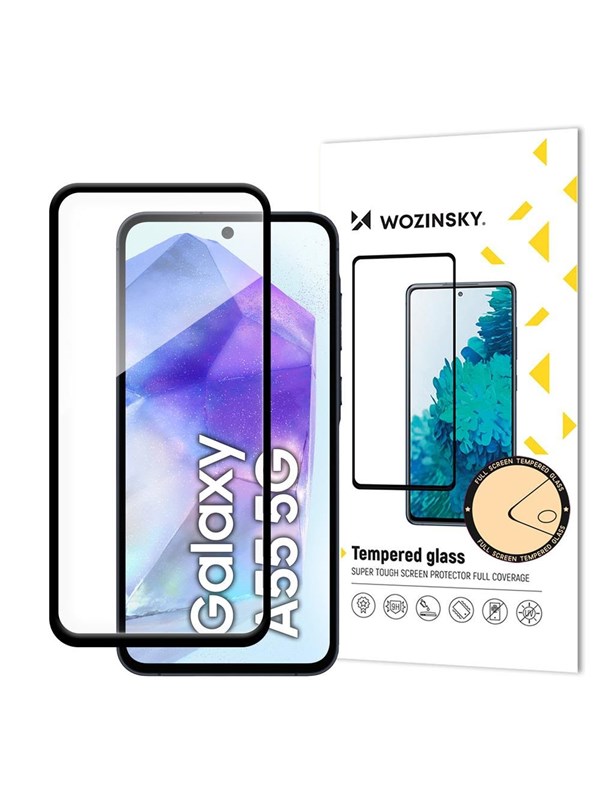 Wozinsky Super Durable Full Glue Tempered Glass for Samsung Galaxy S25+ Full Screen