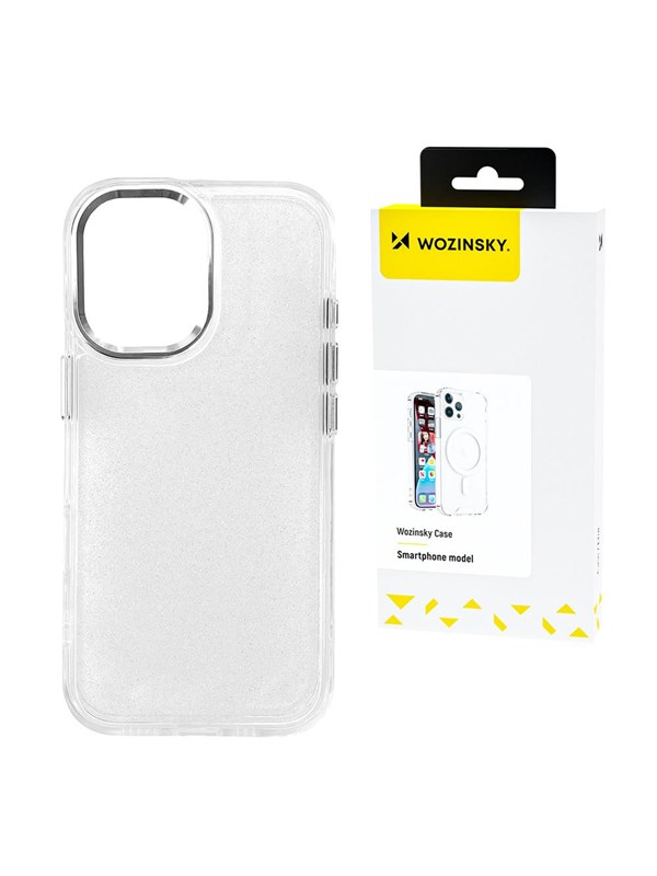 Wozinsky  Glitter Case for Samsung Galaxy S25 Ultra - Transparent with Glitter