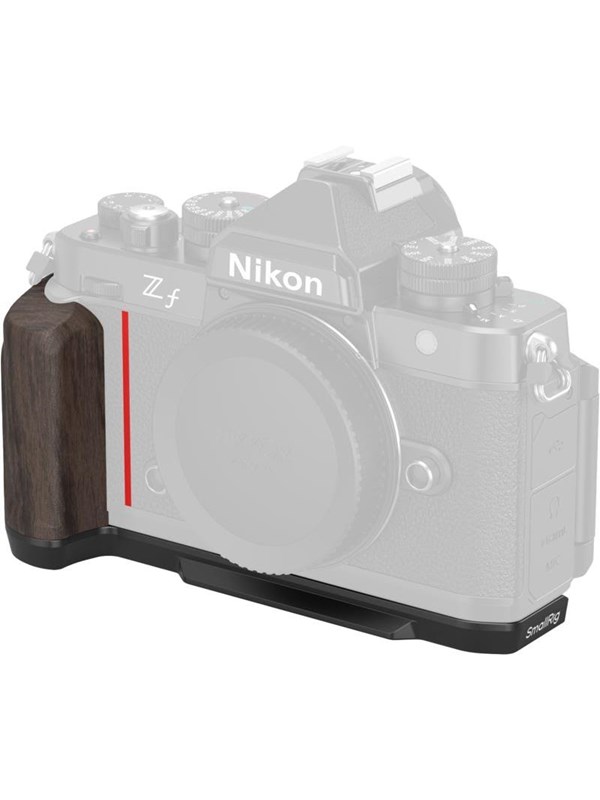 SmallRig 4801 L-Shape Mount Plate with Wooden Handle for Nikon Z f