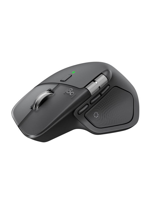Logitech MX Master 4 for Business - Ergonomisk mus - Laser - 8 knappar - Svart