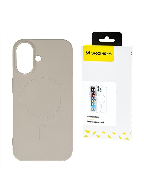 Produktfoto för Wozinsky Galaxy S25 Mobilskal Magsafe Magnetic Silikon - Beige