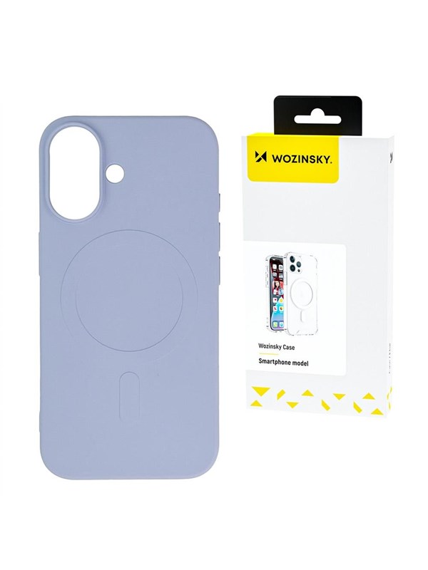 Wozinsky Liquid Silicone MagSafe Case for Samsung Galaxy S24 FE - Purple
