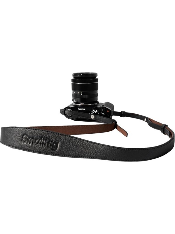SmallRig 5208 Universal Leather Camera Shoulder Strap Black