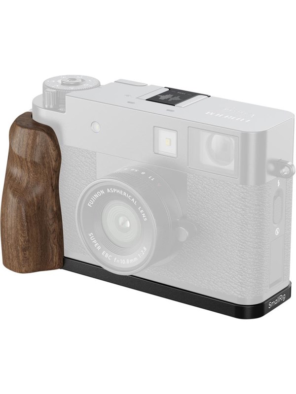 SmallRig 5224 L-Shaped Mount Plate with Wooden Handle for FUJIFILM X half Black