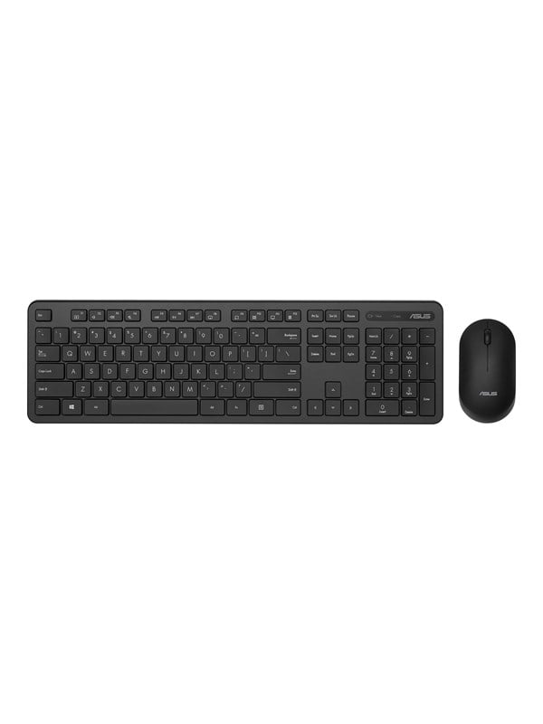 ASUS CW100 - Tastatur & Mus set - Engelska (US) - Svart