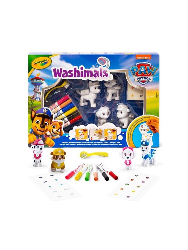 Crayola Washimals Paw Patrol w/ 4 Pups