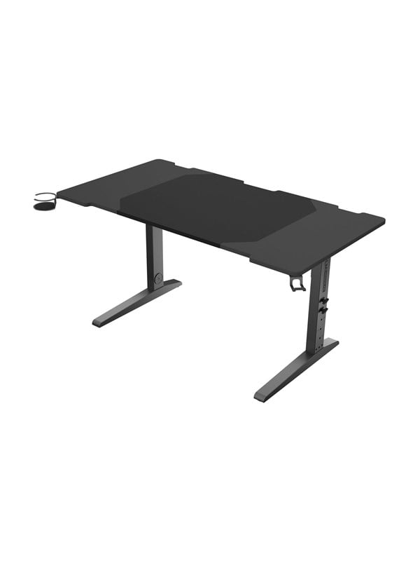 Genesis Holm Modular - desk - rectangular - anthracite black Gaming Bord