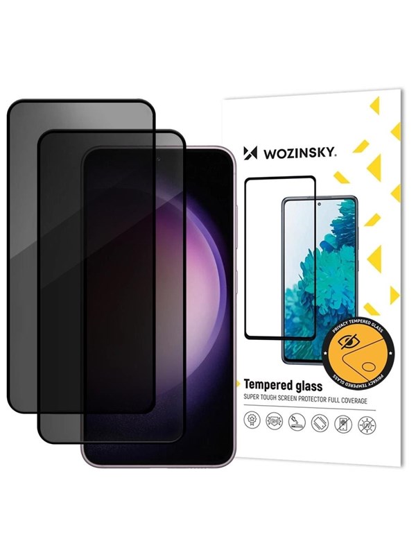 Wozinsky Privacy Glass Tempered Glass Privatizing Samsung Galaxy A57 2 Pcs