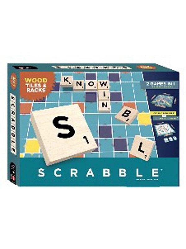 Mattel Scrabble Träutgåva (DK)
