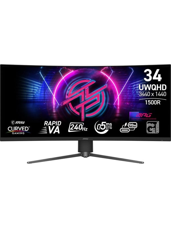 34" MSI MPG 346CQRF X24 - 3440x1440 (UWQHD) - 240Hz - VA - 98W USB-C