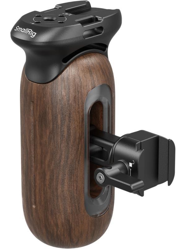 SmallRig 5239 Wooden Side Handle with NATO Clamp