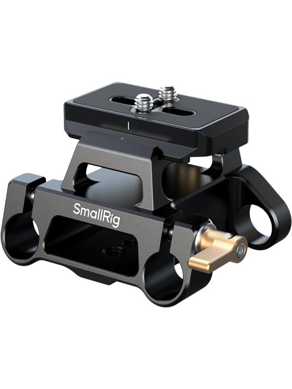 SmallRig 5365 Arca-Type Mount Plate Kit with 15mm Dual Rod Clamp