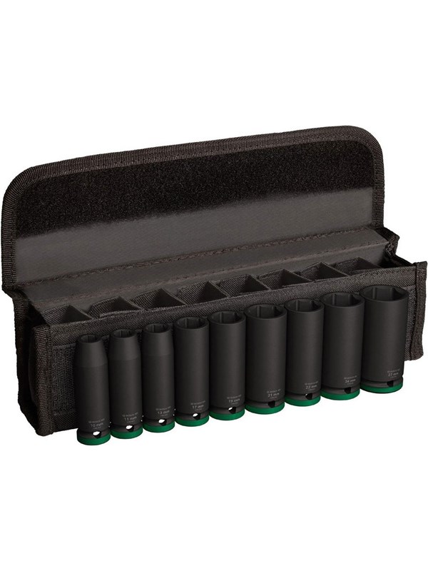 Bosch IMPACT SOCKET SET 1/2T 10-27MM L77MM 9 PCS