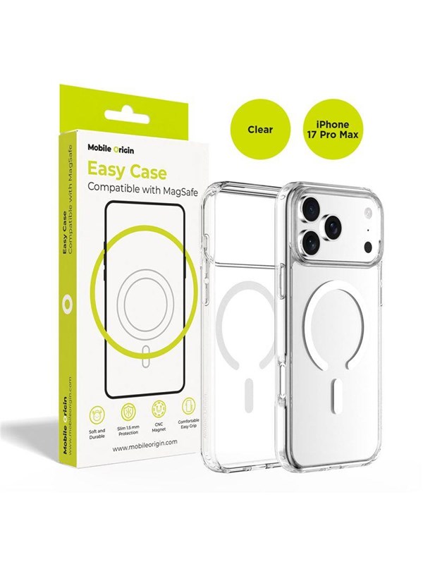 Mobile Origin Hybrid MagSafe Case - clear - iPhone 17 Pro Max