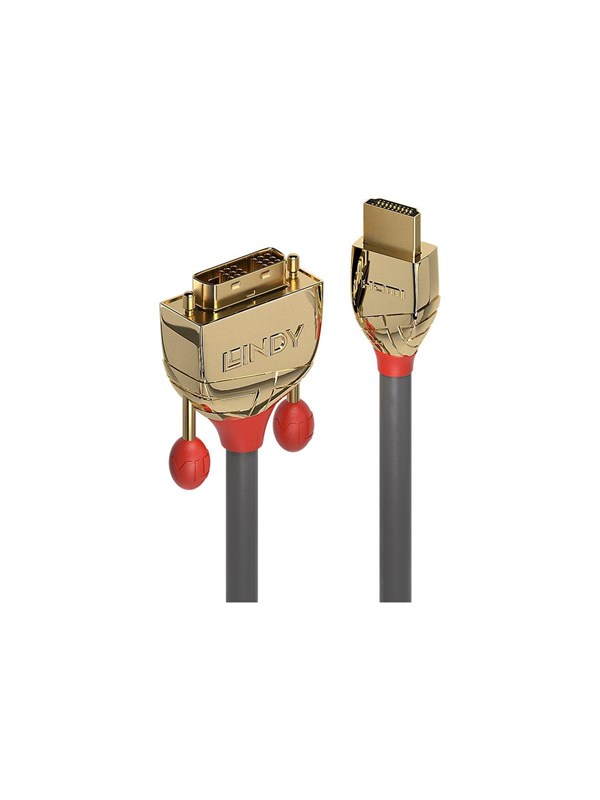 Lindy Gold Line adapter cable - HDMI / DVI - 2 m