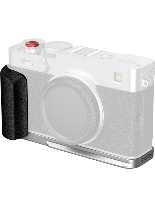 SmallRig 5447 L-Shaped Mount Plate with Silicone Handle for FUJIFILM X-E5 Silver
