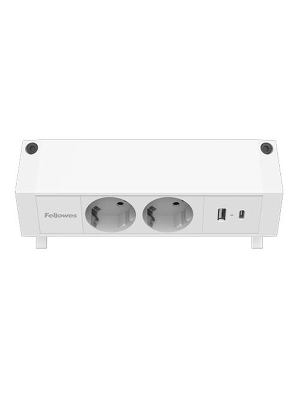 Fellowes Power Desk 2 Type F - White