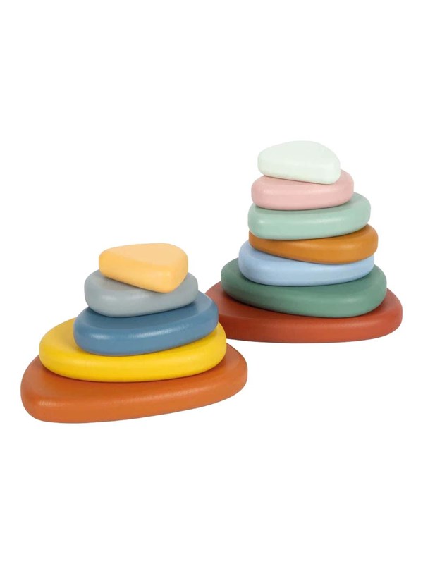 Small Foot - Wooden Montessori River Rocks Balance Game FSC