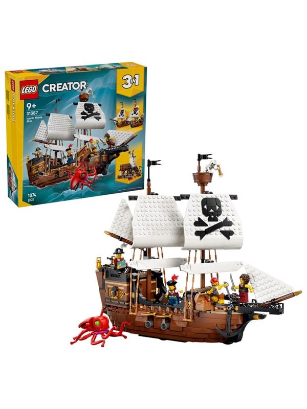 LEGO Creator 31387 Ikoniskt piratskepp - SEK 709 - Spara 20%