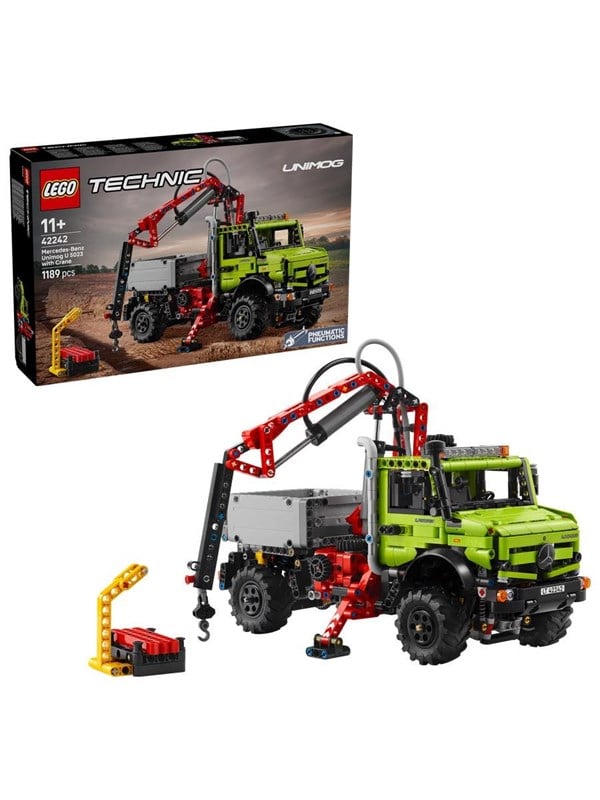 LEGO Technic 42242 Mercedes-Benz Unimog U 5023 med kran