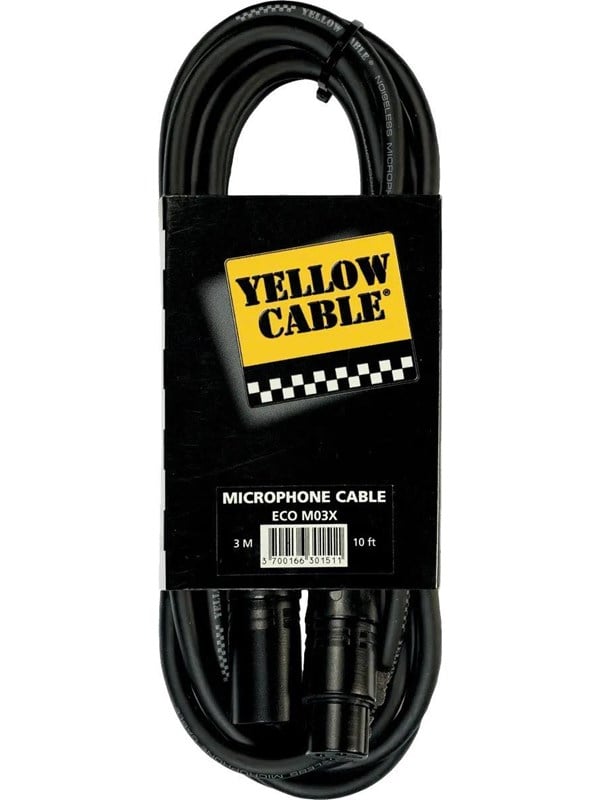 Yellow Cable M03X - XLR/XLR 3m.