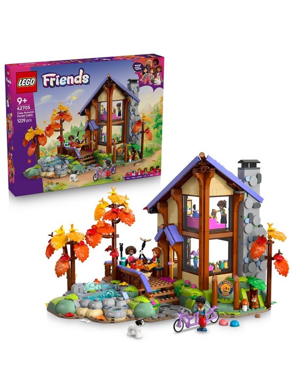 Produktfoto för LEGO Friends 42705 Mysig stuga i höstskogen