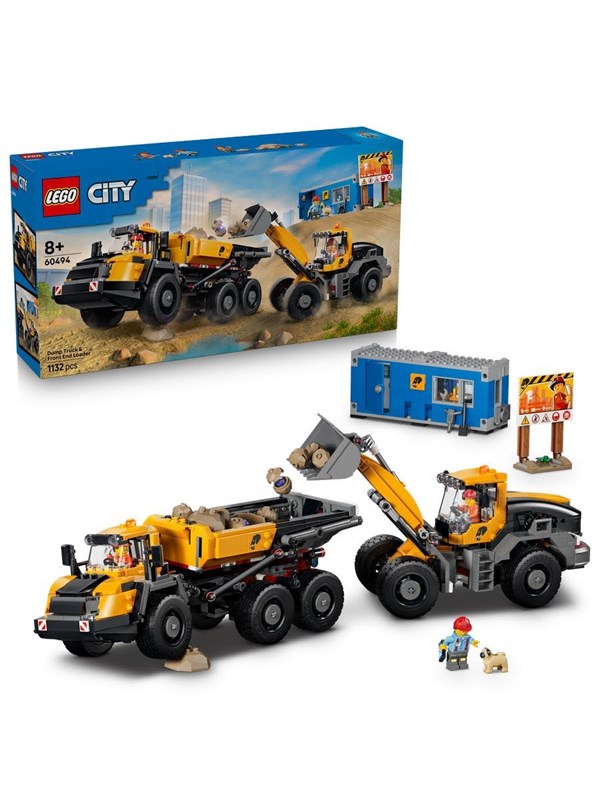 Produktfoto för LEGO City 60494 Dumper och frontlastare