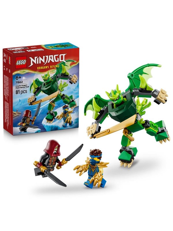 Produktfoto för LEGO Ninjago 71862 Lloyds robotdrake – stridspaket