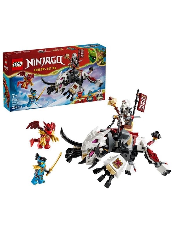 LEGO Ninjago 71863 Zilvar och drakodjuret Grimtak