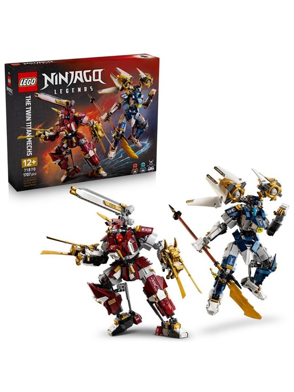 Produktfoto för LEGO Ninjago 71870 De två titan-mecharna