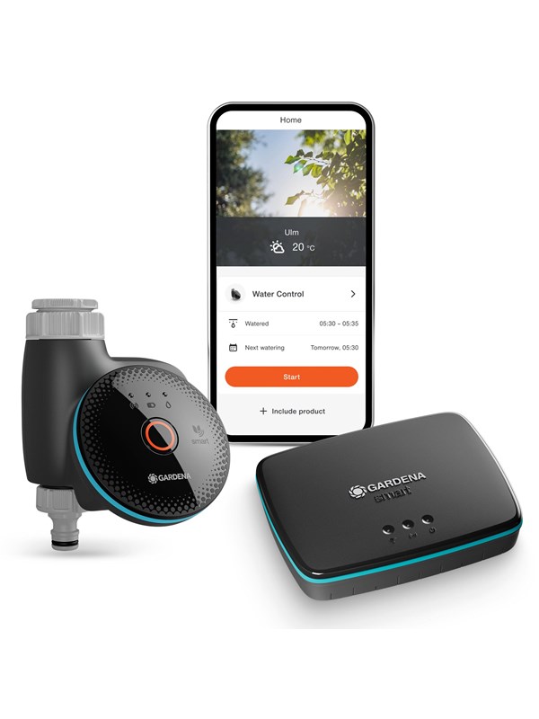 Gardena smart bevattningsdator set med gateway