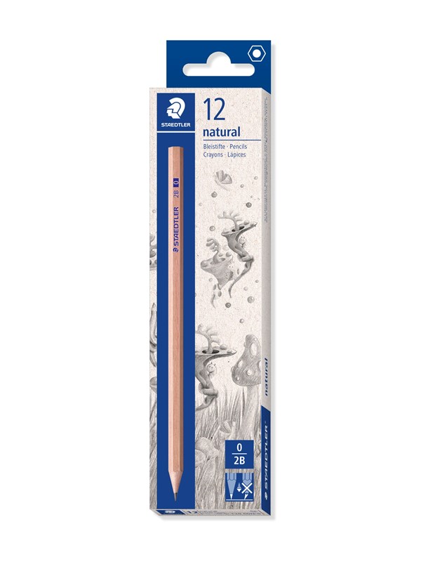 Staedtler Graphite pencil natural 2B FSC 100%