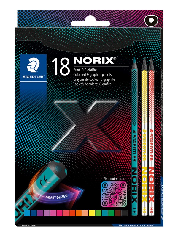 Staedtler Kombi Set NORIX 18pc      100% PEFC