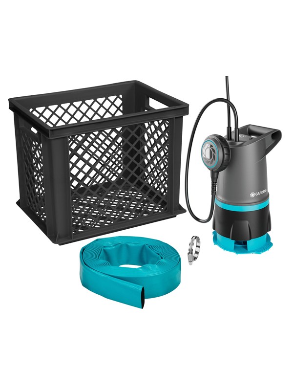 Gardena Dränkbar pump 20000 Basic för rent och smutsigt vatten Set