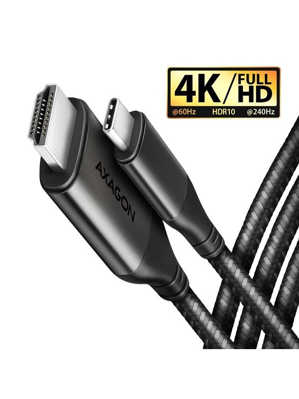 AXAGON RVC-HI2MC - adapter - USB-C / HDMI - 1.8 m